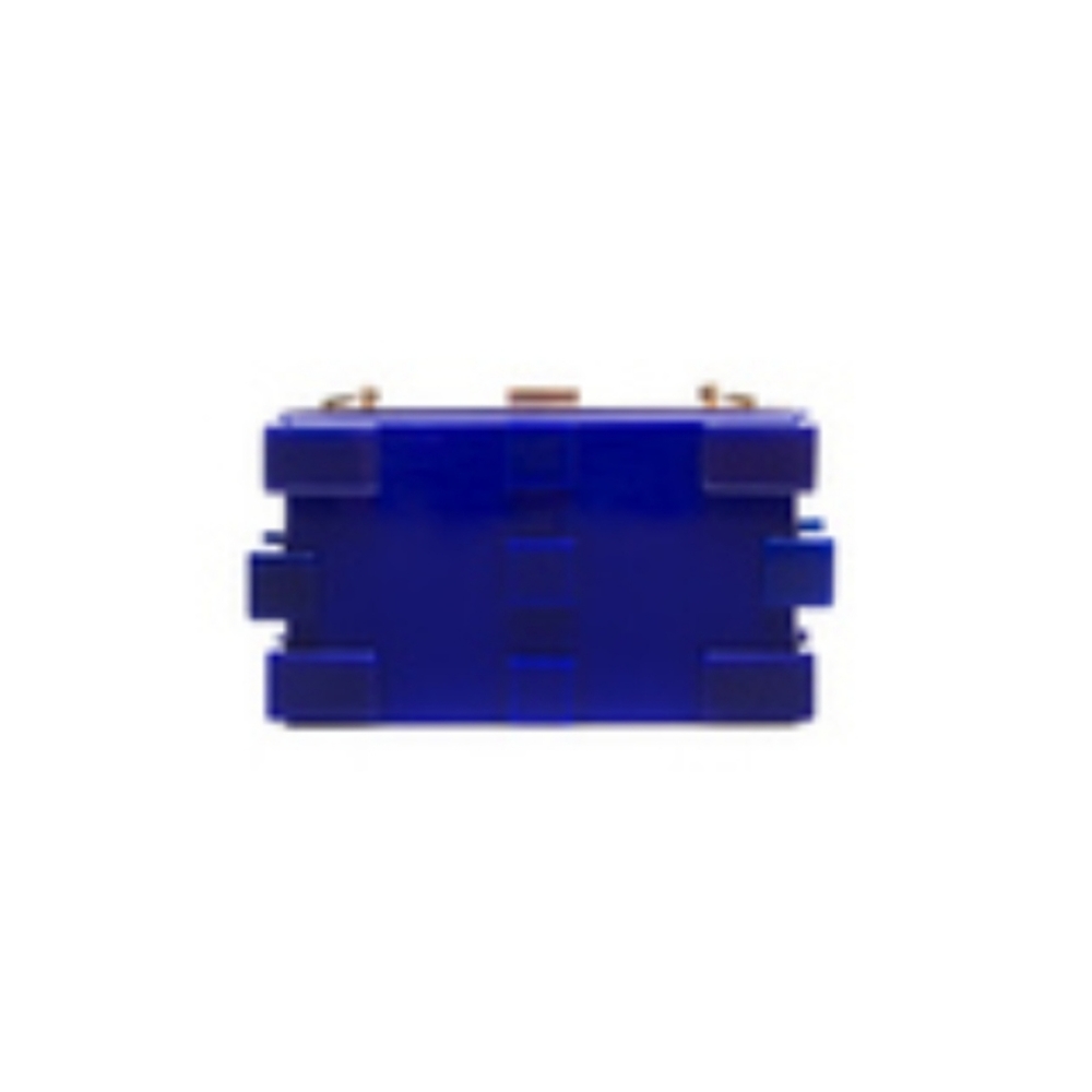 Shoedazzle Ward Blue Lego Box Clutch Handbag with Removable Gold Chain Strap